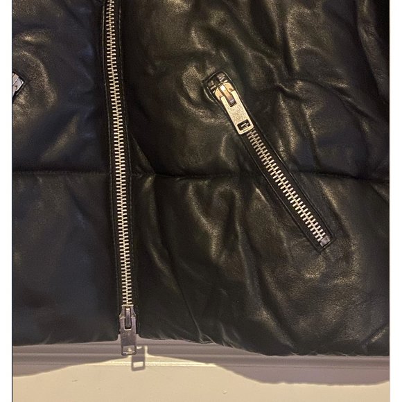 Genuine Leather Puffer - Picture 4 of 4